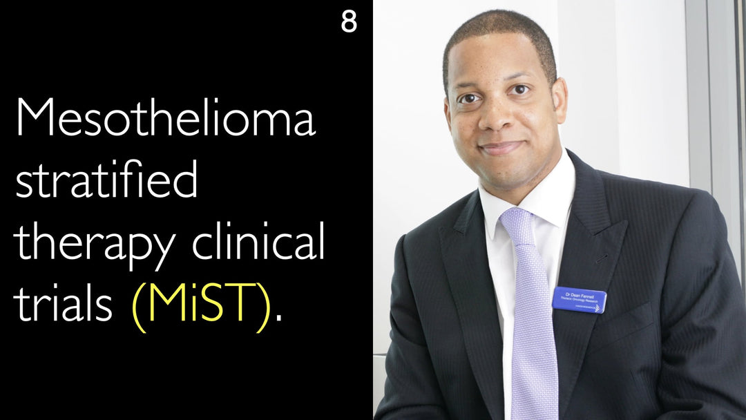 중피층암 계층화 치료 임상시험(Mesothelioma stratified therapy clinical trials, MiST). 8