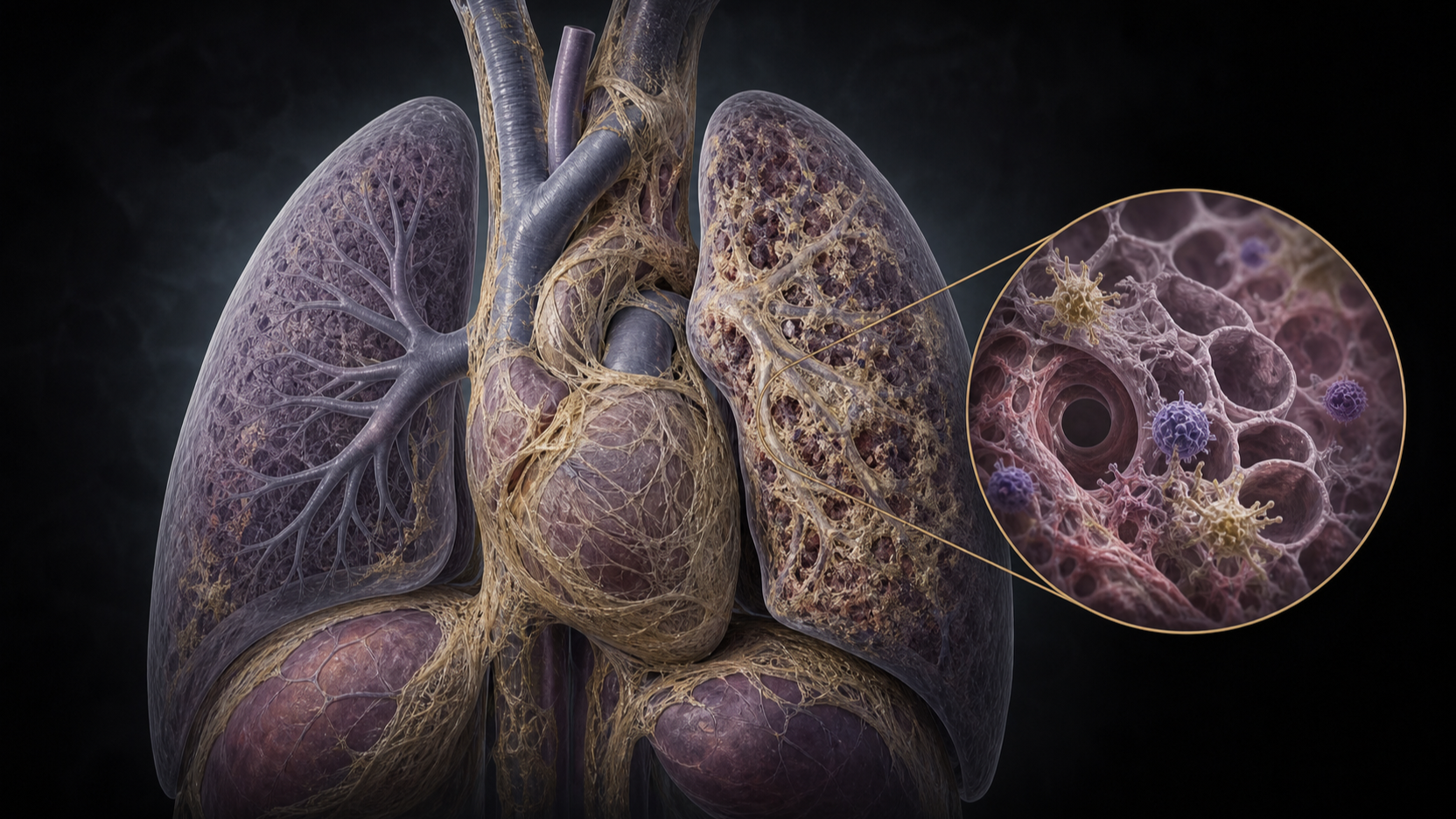 Original medical illustration for: A Complex Case: Unexplained Shortness of Breath in a Patient with Rheumatoid Arthritis