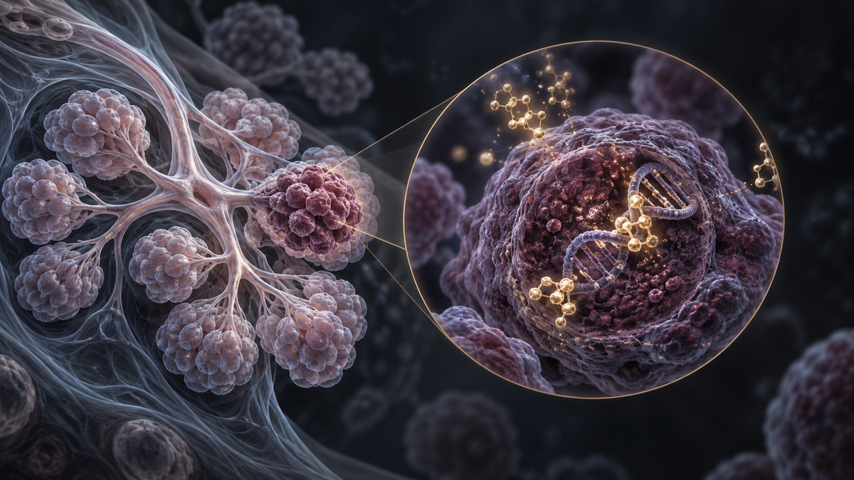 Original medical illustration for: Anthracycline Chemotherapy Offers Better Recurrence Protection for High-Risk, HER2-Negative Early-Stage Breast Cancer