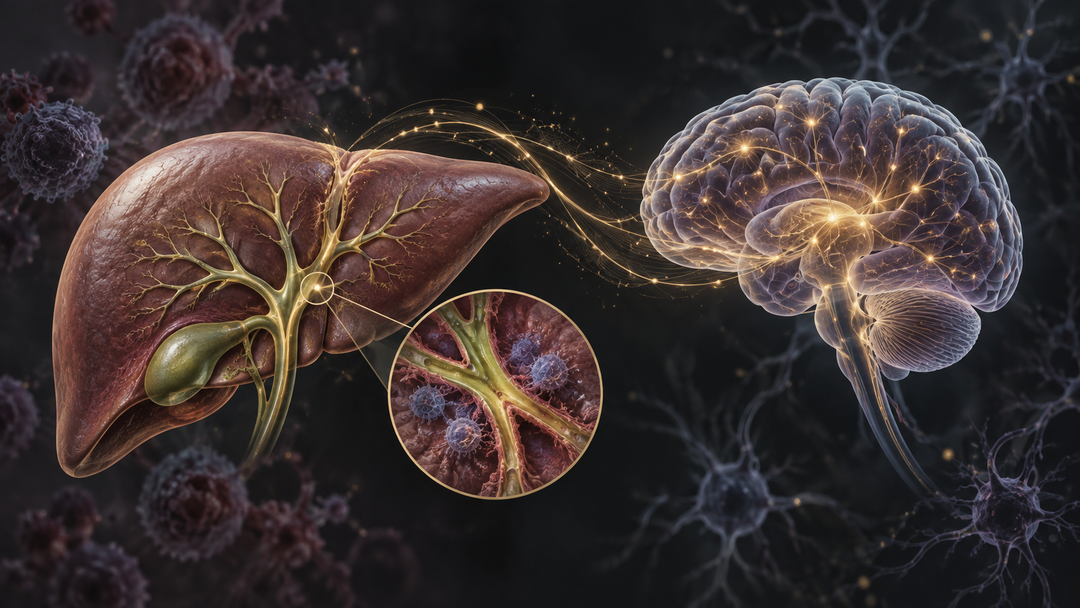 Original medical illustration for: Anxiety and Depression in Primary Biliary Cholangitis: What Patients Need to Know