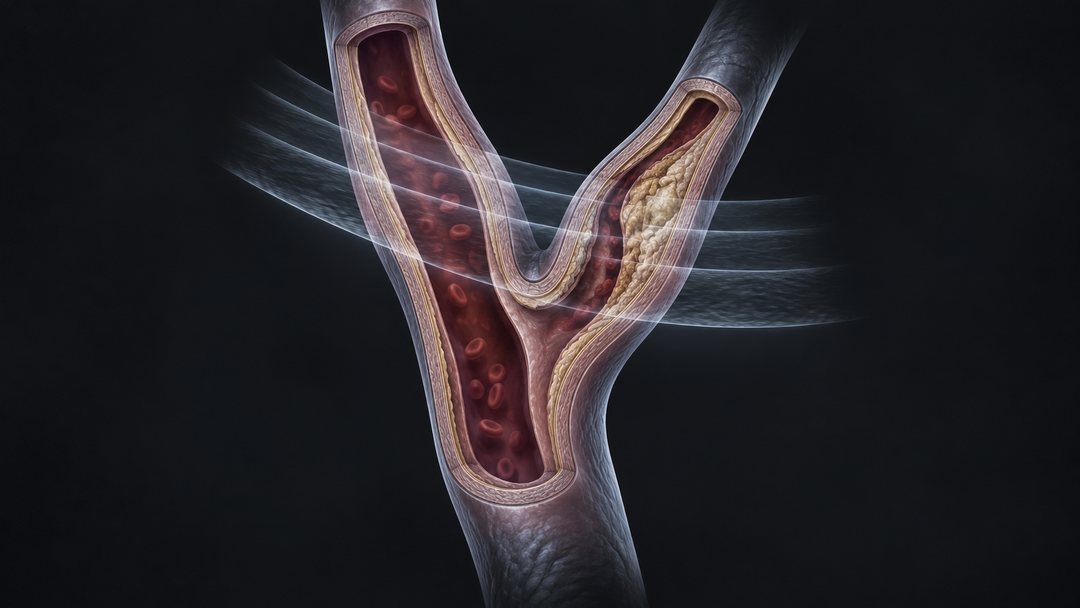 Original medical illustration for: Carotid Artery Ultrasound and Heart Risk: Is This Simple, Painless Test Still Worthwhile?