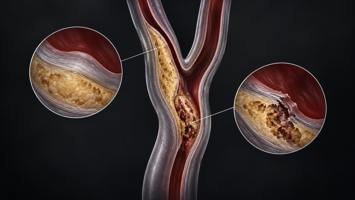Original medical illustration for: Carotid Plaque-RADS: A New Stroke Risk Classification System, Explained for Patients