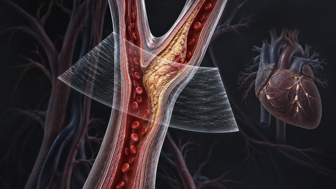 Original medical illustration for: Coronary Calcium Isn't the Only Answer: Why Carotid Artery Ultrasound Deserves a Second Look