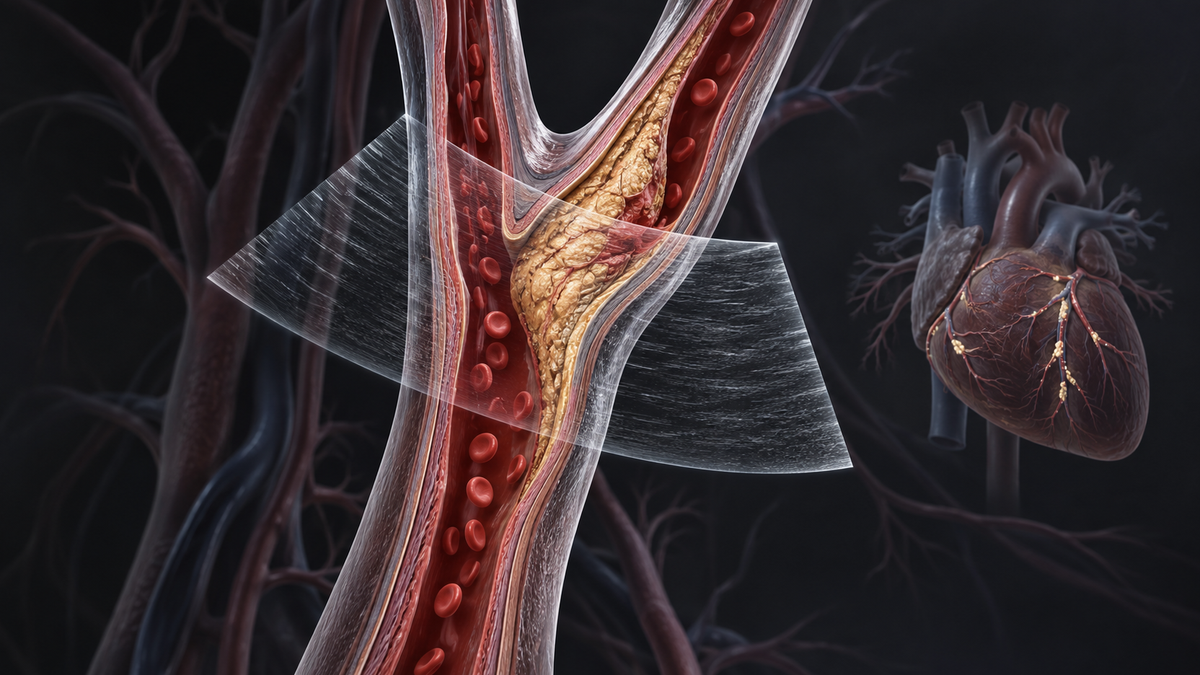 Original medical illustration for: Coronary Calcium Isn't the Only Answer: Why Carotid Artery Ultrasound Deserves a Second Look