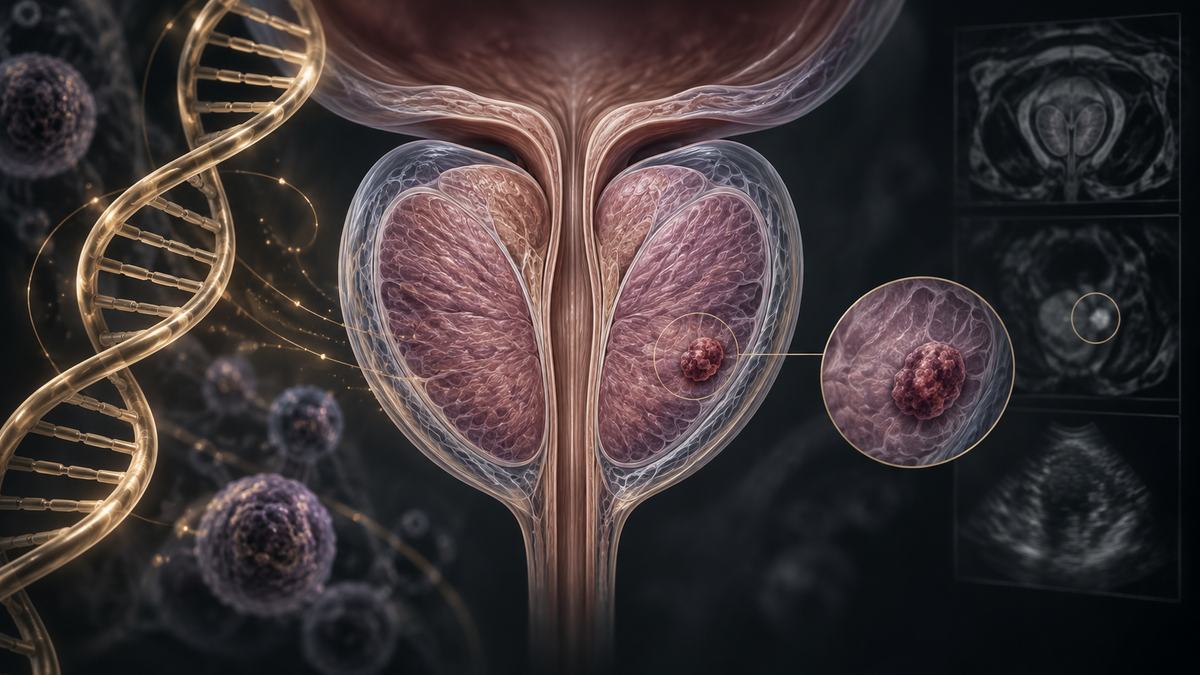 Original medical illustration for: Expanding Early Detection of Prostate Cancer: What Men at High Risk Need to Know