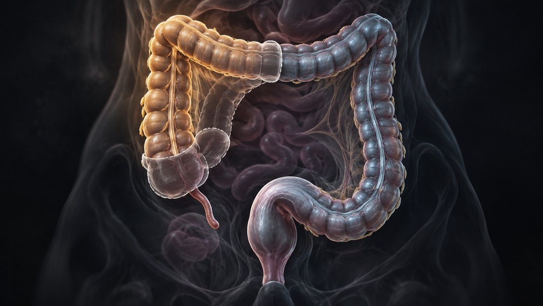 Original medical illustration for: Extended Right-Sided Colon Surgery Linked to Slower Bowel Recovery and Longer Hospital Stays