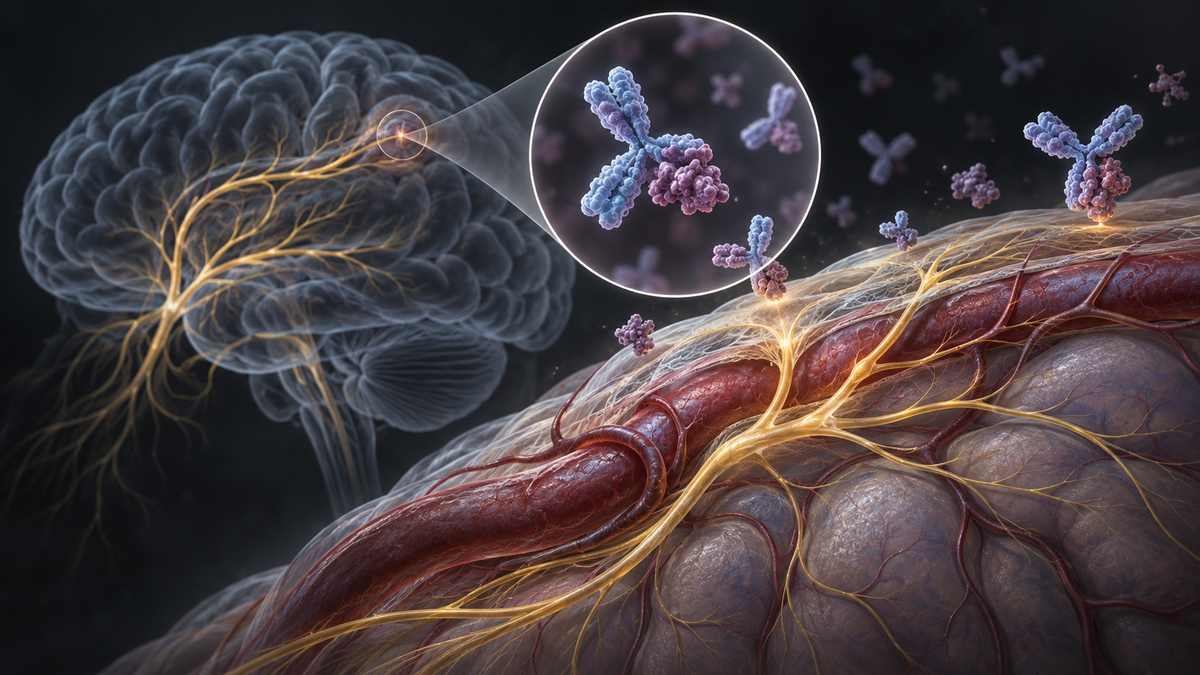 Original medical illustration for: Fremanezumab for Chronic Migraine: A New Preventive Treatment Option Explained