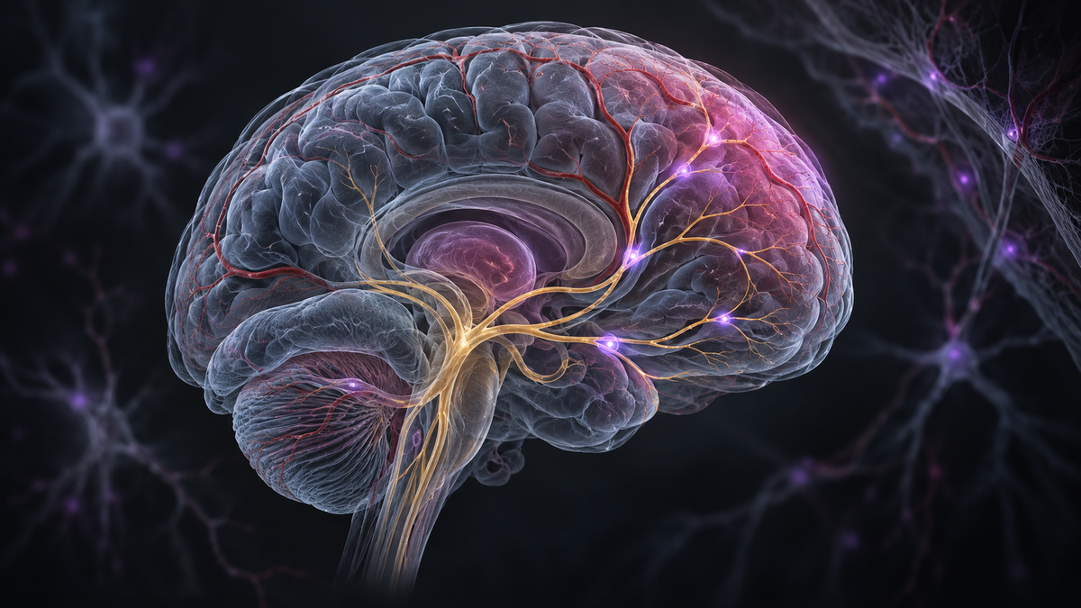 Original medical illustration for: Headaches: Why You Have Them, What You Can Do About Them — A Patient's Guide to Dr. Spierings' Highly Rated New Book