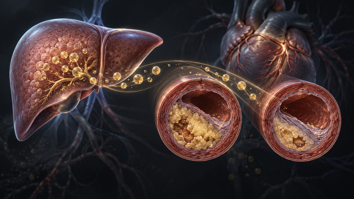 Original medical illustration for: How a Cholesterol Medication That Bypasses Statin Side Effects Shrunk Dangerous Heart Plaque: A Patient's Success Story