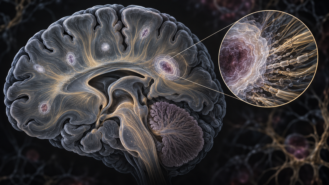 Original medical illustration for: How Common Are Slowly Expanding Lesions in People With Multiple Sclerosis? A Comprehensive Review