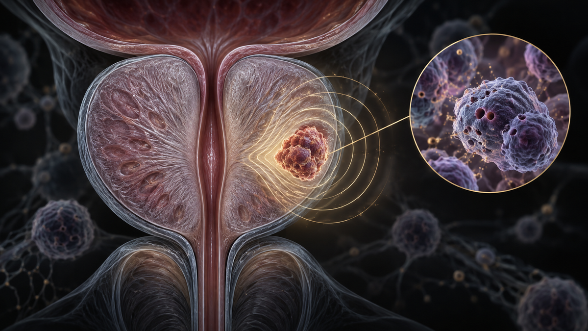 Original medical illustration for: Irreversible Electroporation for Prostate Cancer: A Promising but Unproven Treatment Option – What Patients Need to Know