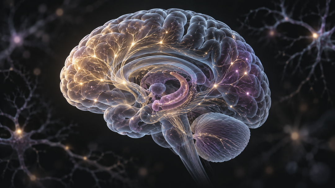 Original medical illustration for: Life After Childhood Brain Tumors: Understanding Long-Term Thinking, Memory, and Emotional Health in Survivors