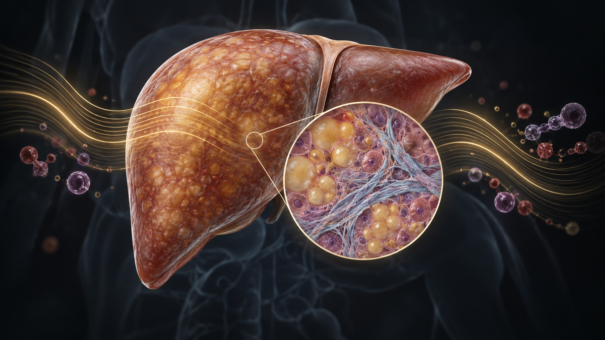 Original medical illustration for: Liver Disease in NAFLD: A Patient's Guide to Noninvasive Testing and What It Means for Your Care