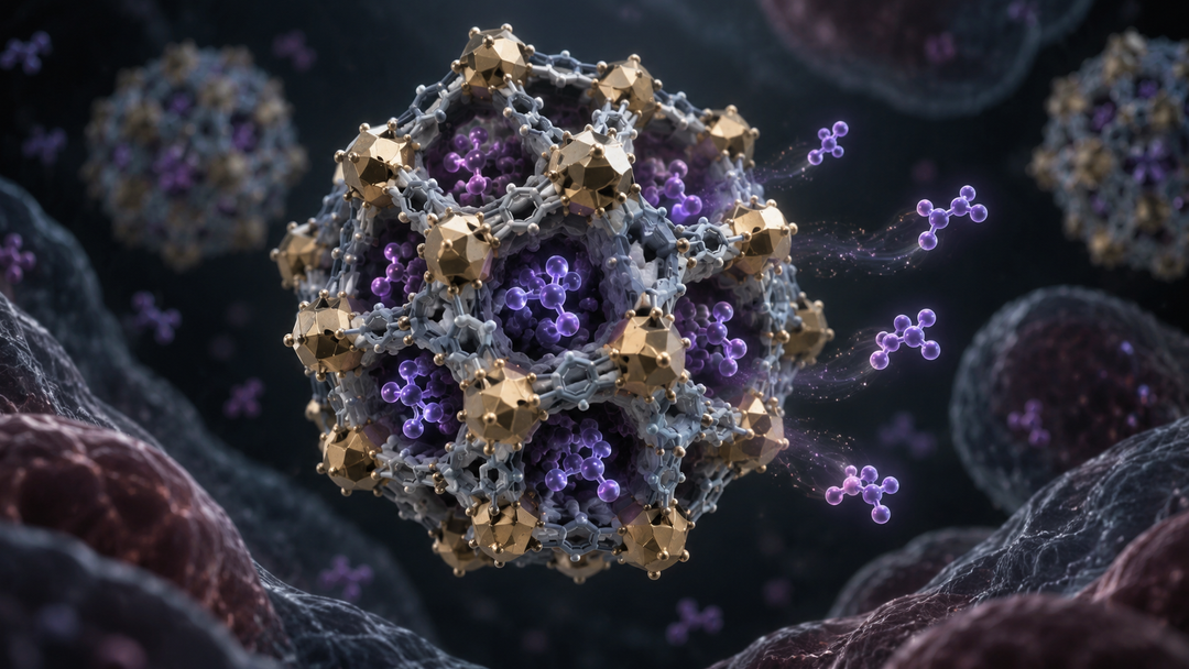 Original medical illustration for: Metal-Organic Frameworks and Computer Simulations: A Patient's Guide to the Future of Smart Drug Delivery