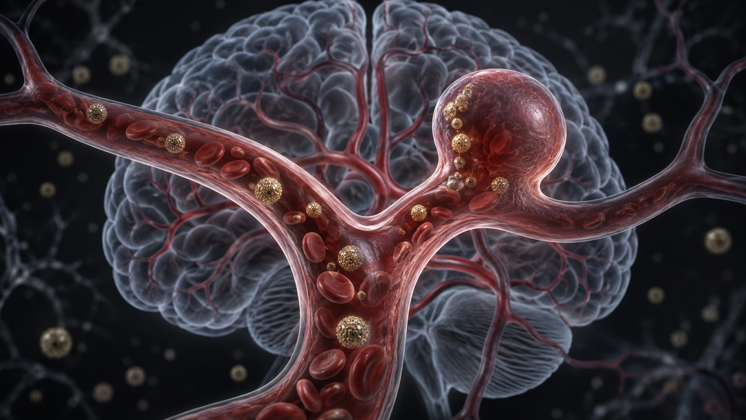Original medical illustration for: Nanoparticles for Brain Aneurysms: New Hope for Treatment