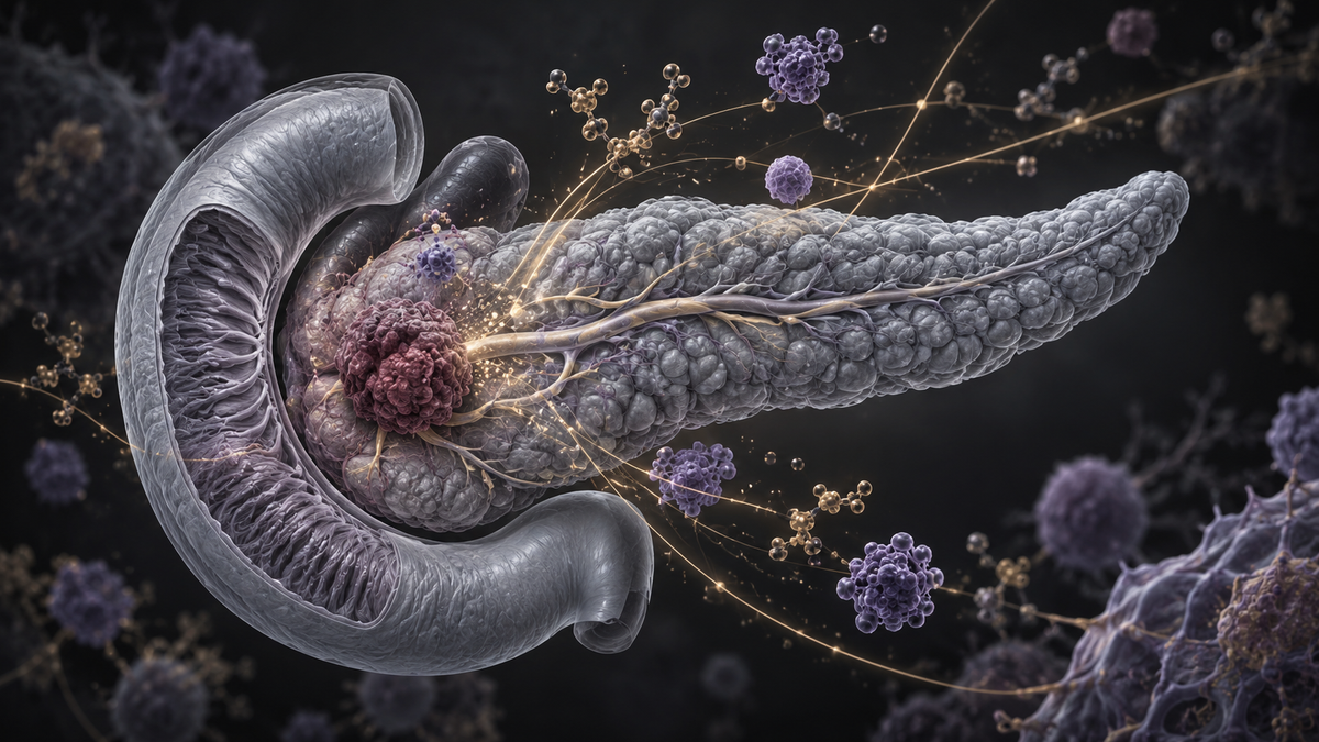 Original medical illustration for: Pancreatic Cancer Treatment: Current Approaches and New Hope for Patients