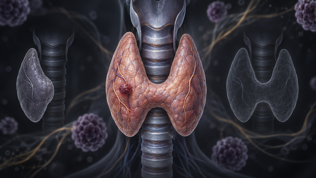 Original medical illustration for: Papillary Thyroid Microcarcinoma: Does Your Hospital Influence Your Treatment?