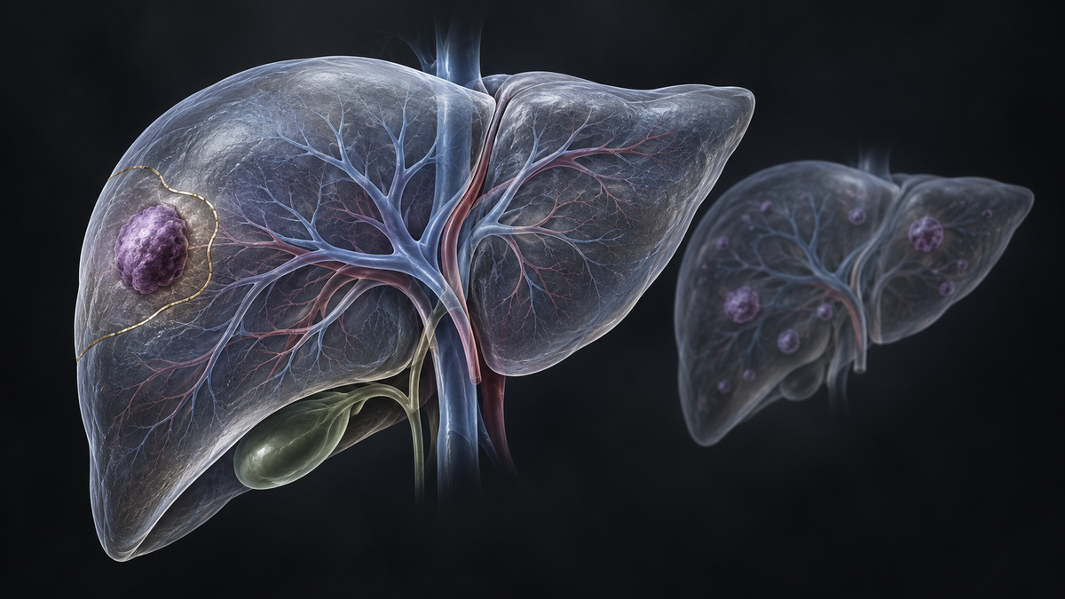 Original medical illustration for: Prognostic Factors in Patients with Breast Cancer Liver Metastases Undergoing Liver Resection: A Patient's Guide