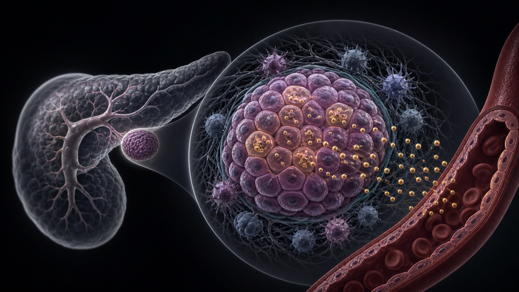 Original medical illustration for: Stem Cell Therapy Restores Natural Insulin Production in Type 1 Diabetes