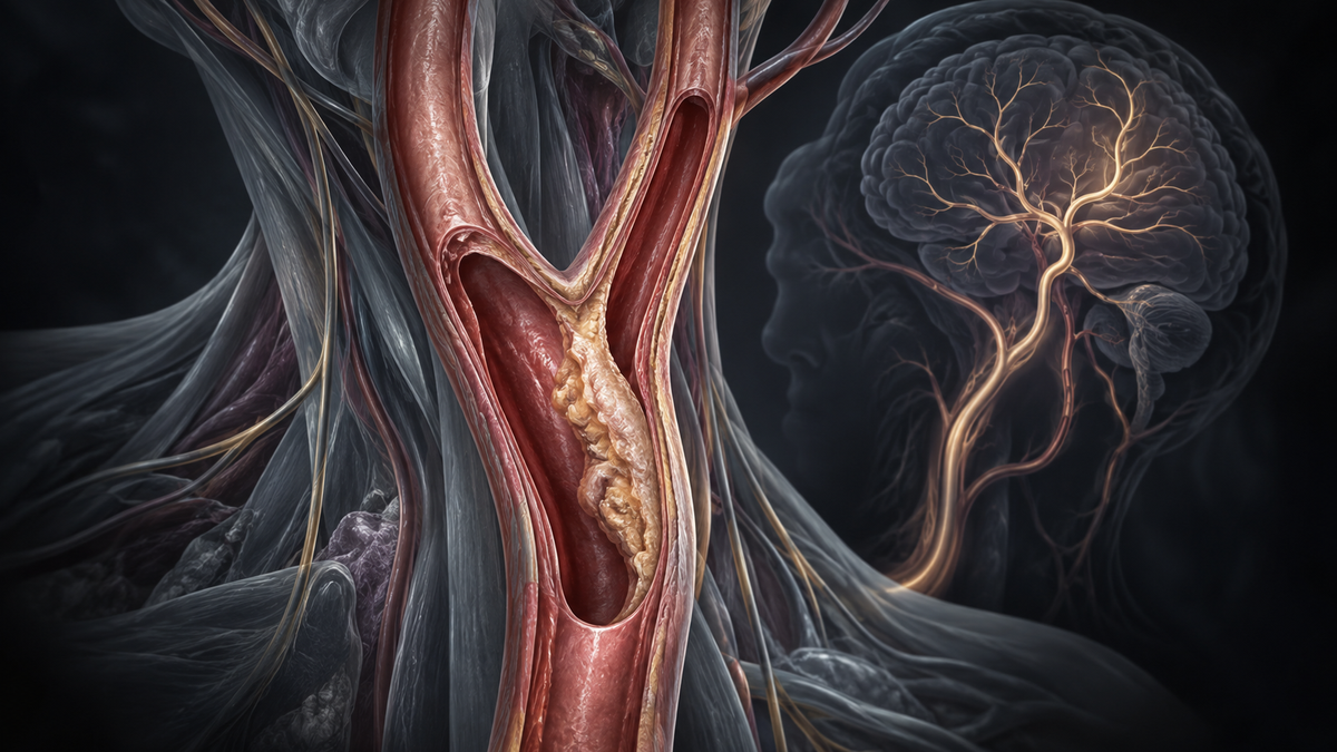 Original medical illustration for: Stroke Prevention: A Lifetime of Lessons — A Patient's Guide to Treating Arteries, Not Just Risk Factors