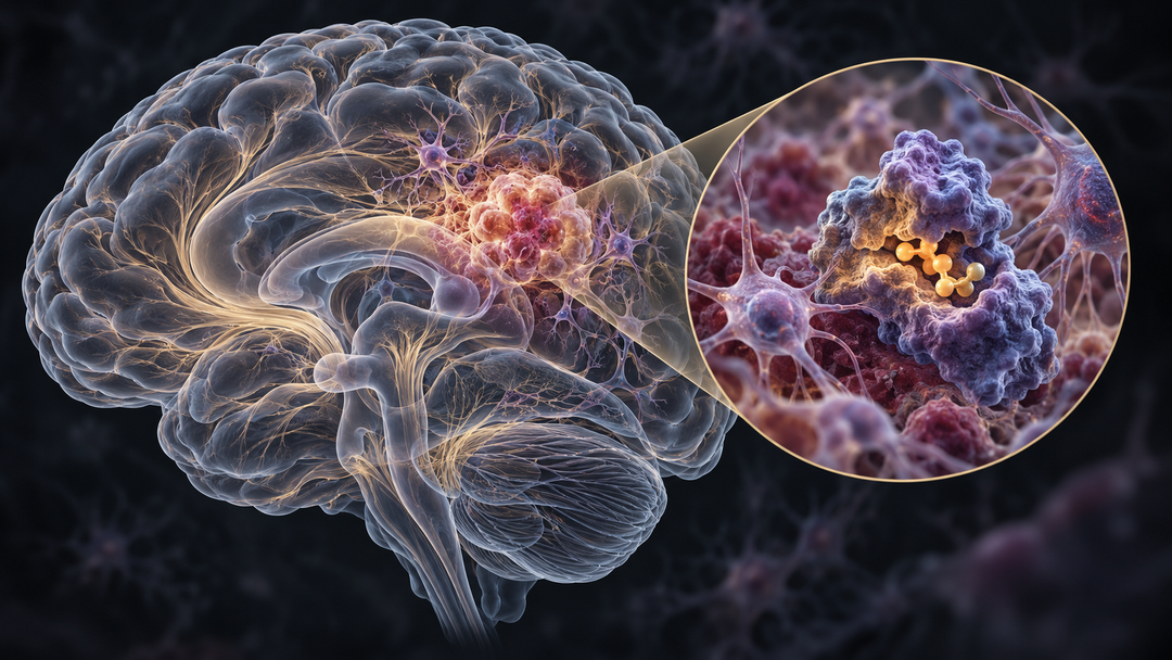Original medical illustration for: Targeted Medicines for Pediatric Low-Grade Glioma: What Families Should Know About MAPK Inhibitor Therapy