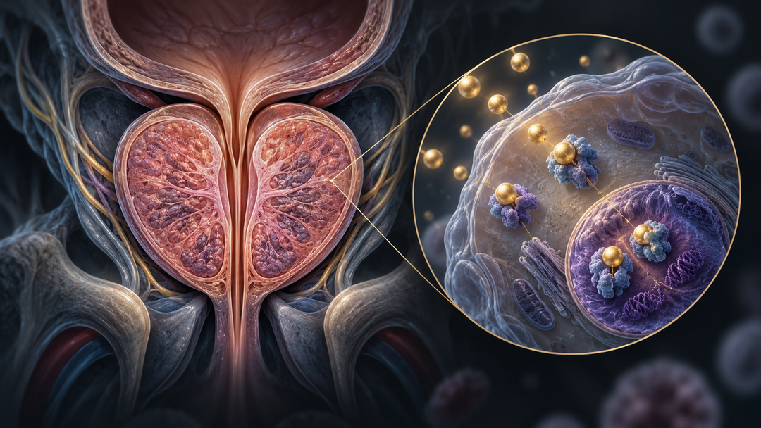 Original medical illustration for: Testosterone Replacement Therapy After Prostate Cancer: What Patients Need to Know