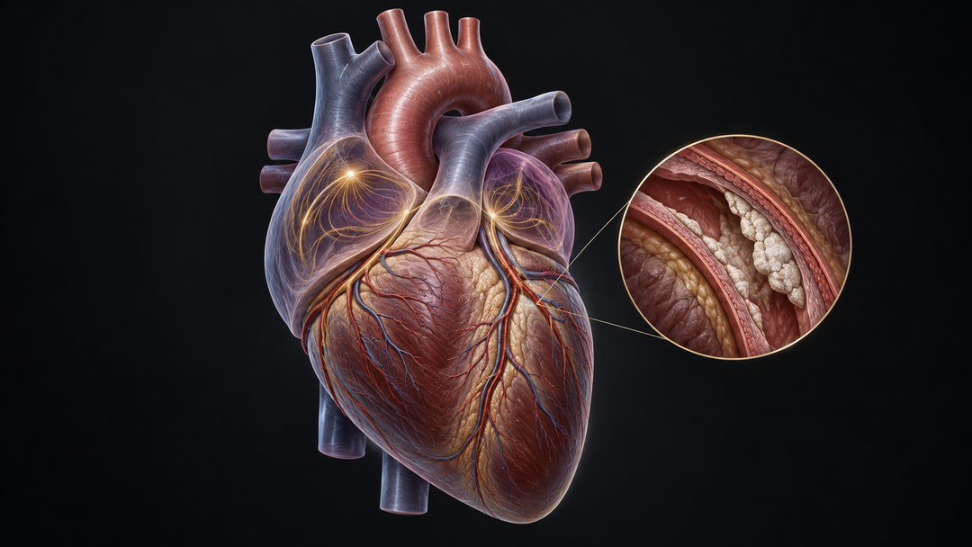 Original medical illustration for: The Extreme Exercise Hypothesis: Can Too Much Exercise Harm Your Heart? A Patient's Guide to Recent Research