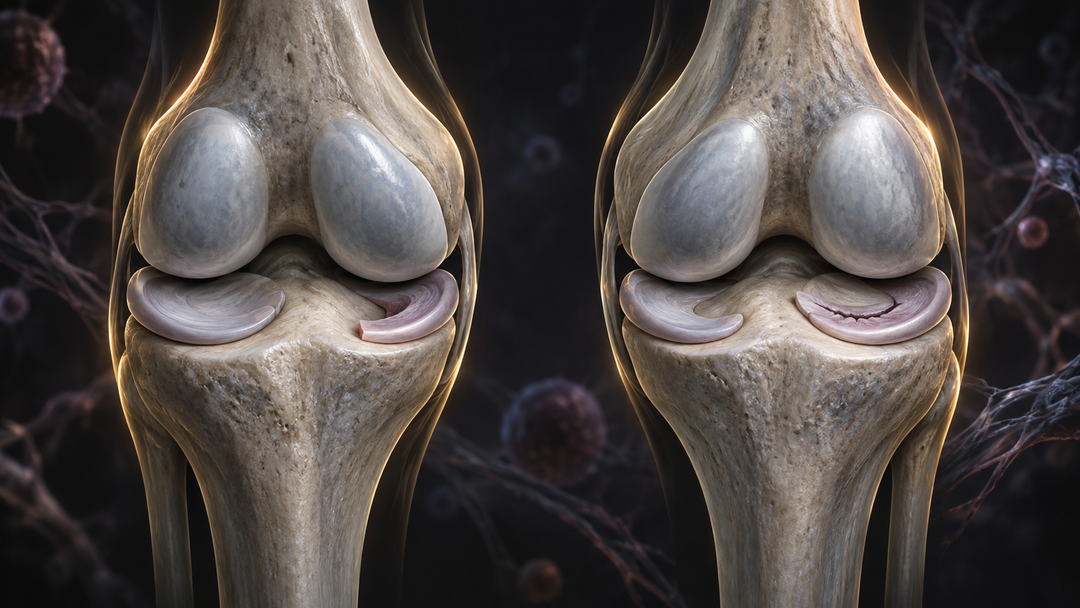 Original medical illustration for: The Surgery That Isn't Better Than a Fake One: What a Landmark Knee Meniscus Trial Means for Patients