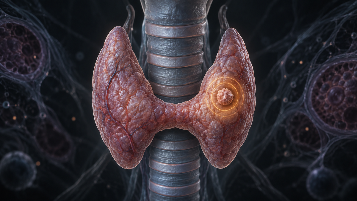 Original medical illustration for: Thermal Ablation for Papillary Thyroid Microcarcinoma: What Patients Should Know About This Promising Treatment