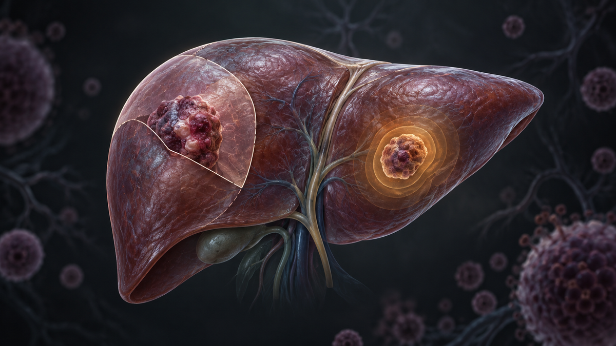 Original medical illustration for: Treating Breast Cancer That Has Spread to the Liver: A Complete Guide to Surgery and Radiofrequency Ablation