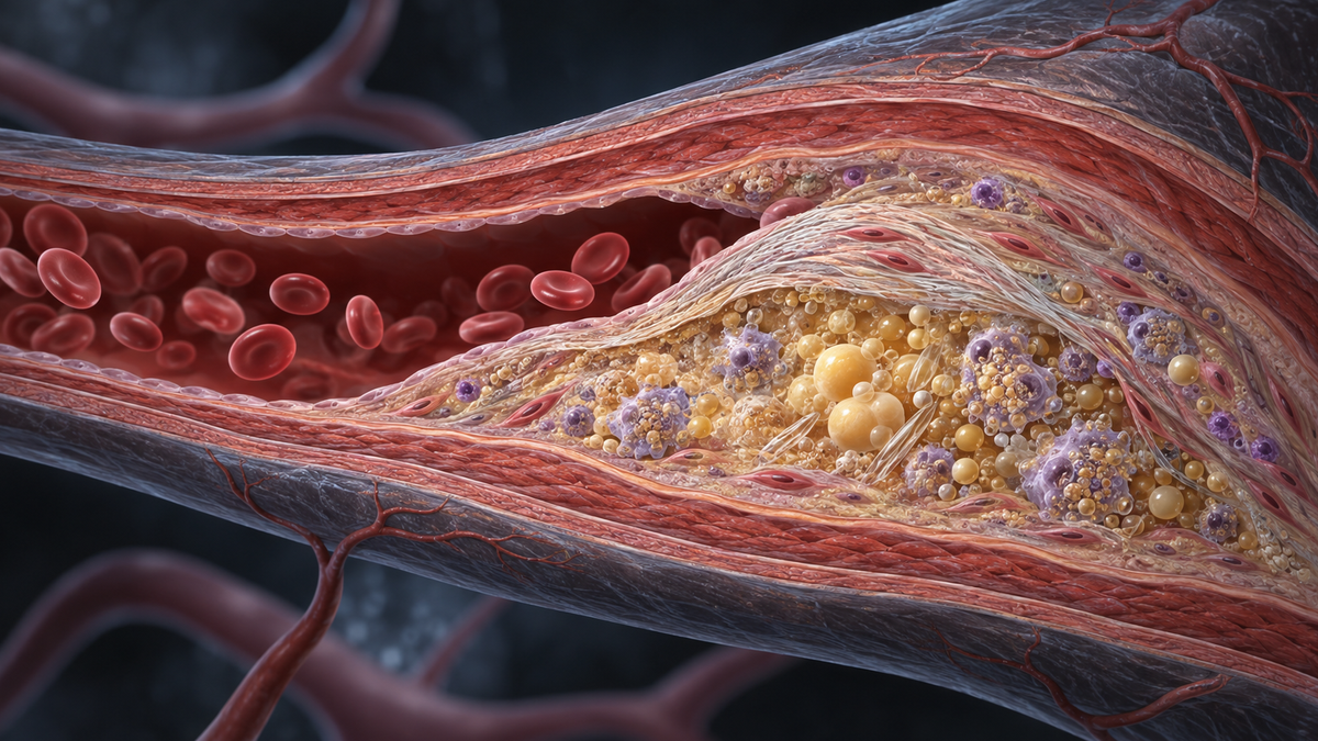 Original medical illustration for: Understanding Atherosclerosis: New Discoveries in Prevention, Risk Assessment, and Treatment