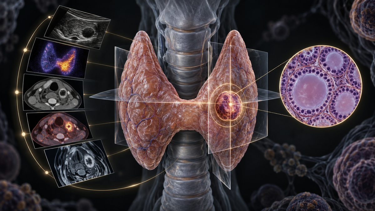 Original medical illustration for: Understanding Thyroid Cancer Diagnosis in the Era of Precision Imaging: A Patient's Guide