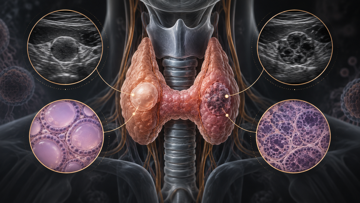 Original medical illustration for: Understanding Thyroid Nodules: A Complete Guide to Diagnosis and Management