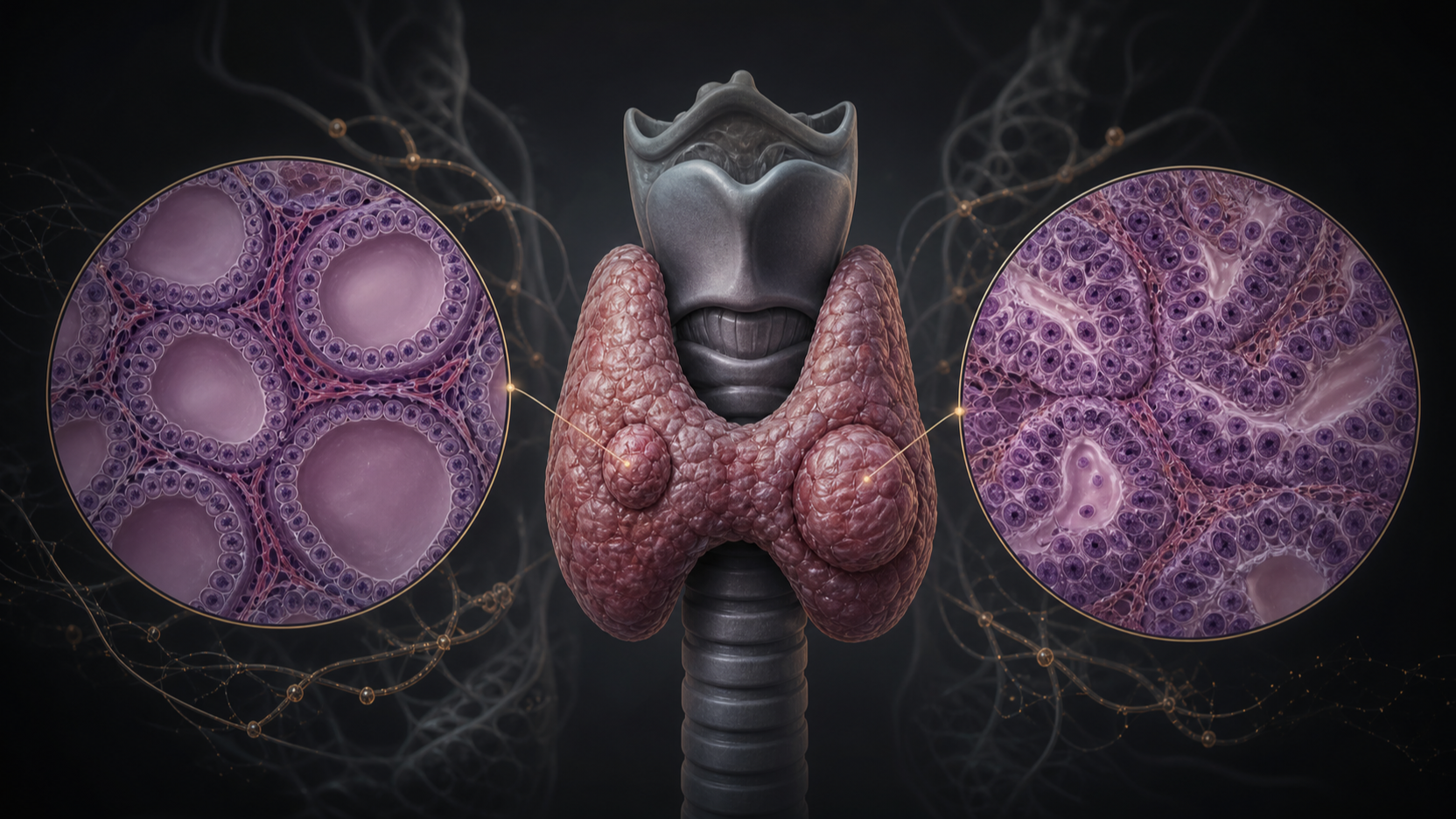 Original medical illustration for: Understanding Thyroid Nodules: Diagnosis and Management for Patients