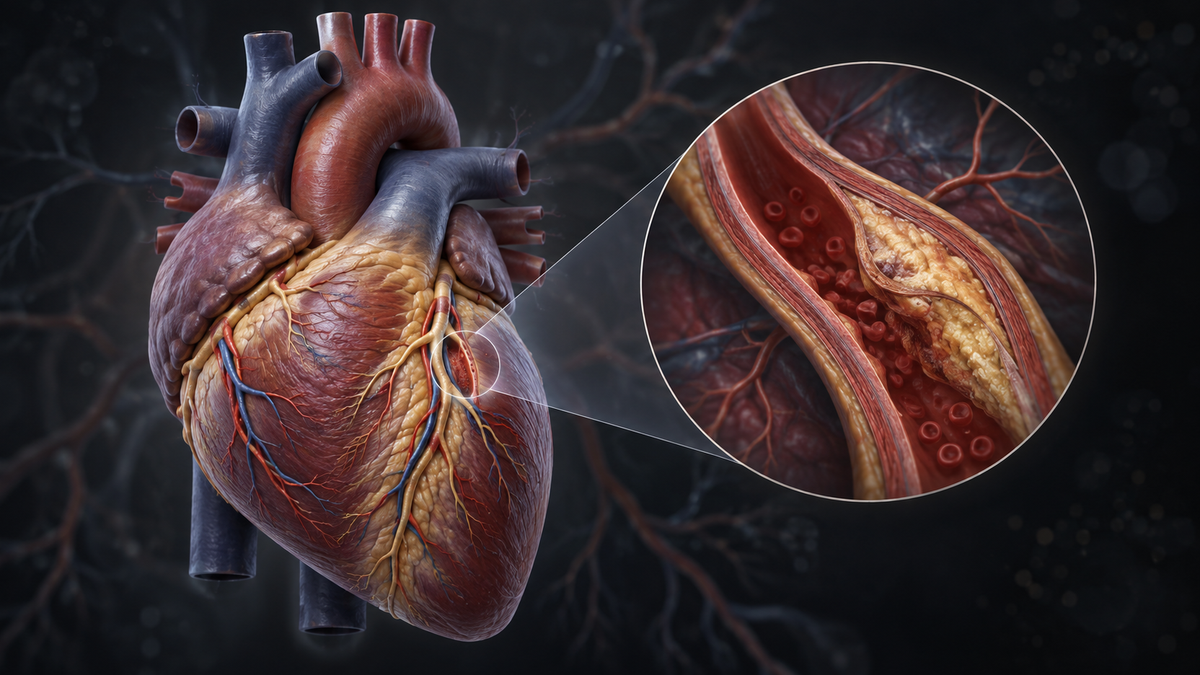 Original medical illustration for: When a Negative Stress Test Misses a Heart Attack: What Patients Need to Know